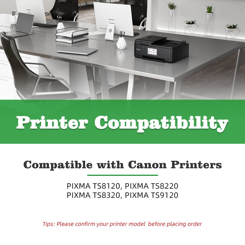 GREENARK 1 Pack Replacement for Canon CLI-281 CLI-281XXL PB Photo Blue Compatible Ink cartridges Ink Tank use with Canon PIXMA TS9120 TS8120 TS8220 Wireless All in One Printers - Image 3